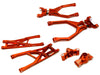 Red Billet Machined Rear Suspension Upgrade for Traxxas 1/10 Scale Summit 4WD