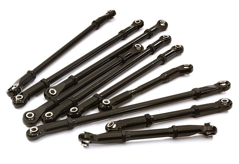 Alloy Machined Steering & Suspension Linkage Set(10) for 1/10 TRX-4 (12.8-in WB)