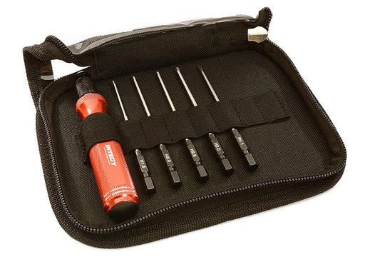 QuickPit 6 Piece Set, Phillips+Allen Tip w/ 1/4 Inch Adapter (1.5, 2, 2.5 & 3mm)