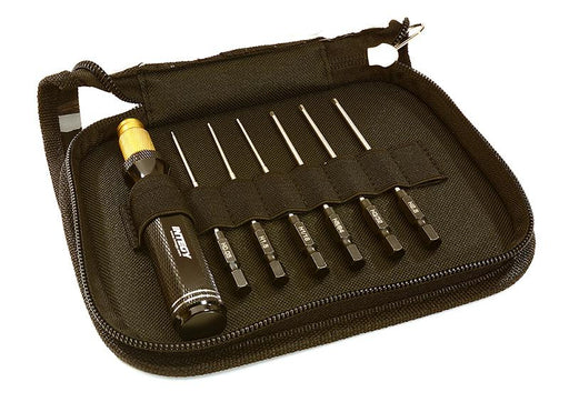 QuickPit 7 Piece Set, Allen Hex Tip w/ 1/4 Adapter (0.05 1.5 1/16 5/64 3/32 2.5)