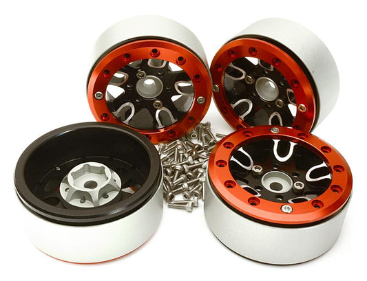 Billet Machined 1.9 Alloy Wheels for Traxxas TRX-4 Scale & Trail Crawler