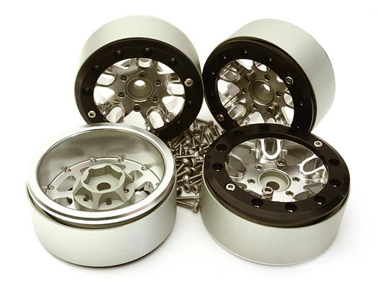 Billet Machined 1.9 Alloy Wheels for Traxxas TRX-4 Scale & Trail Crawler