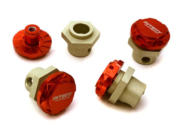 Billet Machined 17mm Hex Wheel Hub +6mm Offset (4) for TRX 1/10 Slash & Stampede