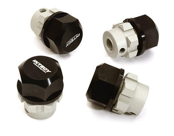 Billet Machined 17mm Wheel Hex (4) +6mm Offset for T-Maxx, 1/10 Revo & Summit