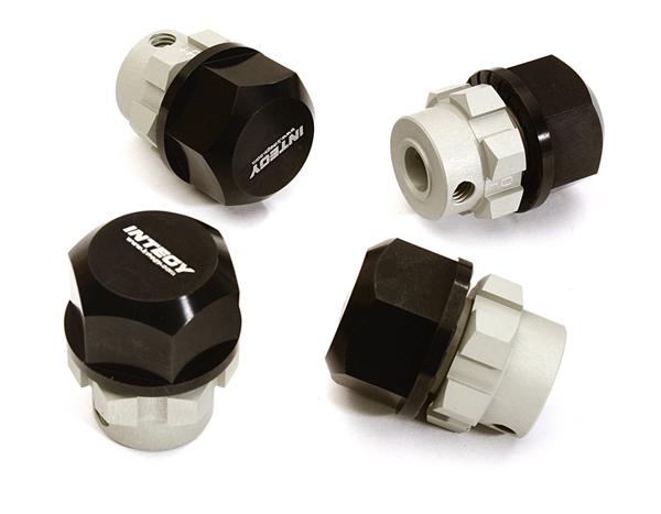 Billet Machined 17mm Wheel Hex (4) +6mm Offset for T-Maxx, 1/10 Revo & Summit