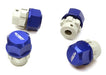 Billet Machined 17mm Wheel Hex (4) +6mm Offset for T-Maxx, 1/10 Revo & Summit