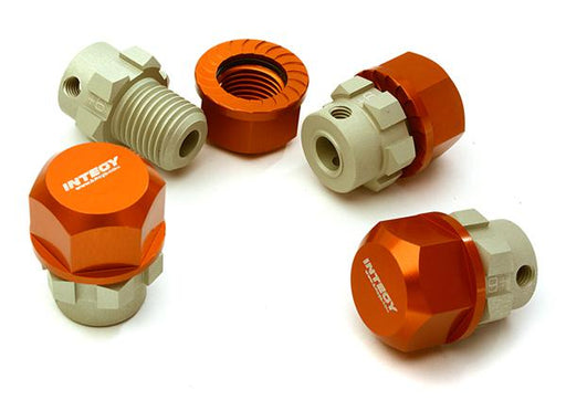 Billet Machined 17mm Wheel Hex (4) +6mm Offset for T-Maxx, 1/10 Revo & Summit