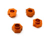 Alloy Machined 12mm Hex Wheel (4) Hub 5mm Thick for Traxxas TRX-4 Scale Crawler