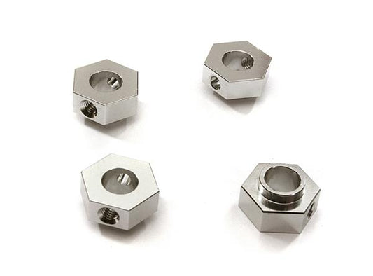 Alloy Machined 12mm Hex Wheel (4) Hub 5mm Thick for Traxxas TRX-4 Scale Crawler