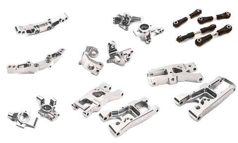 Silver Billet Machined Suspension Conversion Upgrade for Traxxas 1/10 4-Tec 2.0