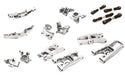 Silver Billet Machined Suspension Conversion Upgrade for Traxxas 1/10 4-Tec 2.0