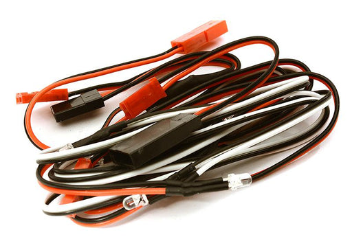 3mm Size LED Lights (2) Red & (4) White w/ Wire Harness JST Plugs