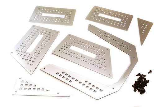 Realistic Metal Armor Plates for Traxxas TRX-4 Tactical Unit