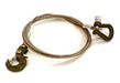 Realistic 1/10 Scale Steel Tow Cable, D-Ring & Tow Hooks for Off-Road Crawler