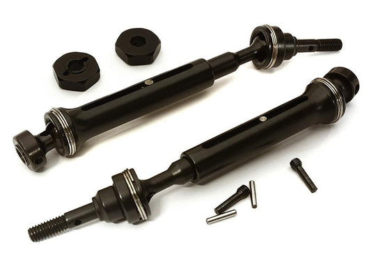 Steel Telescopic Universal Drive Shaft Set (2) for Traxxas 1/16 E-Revo