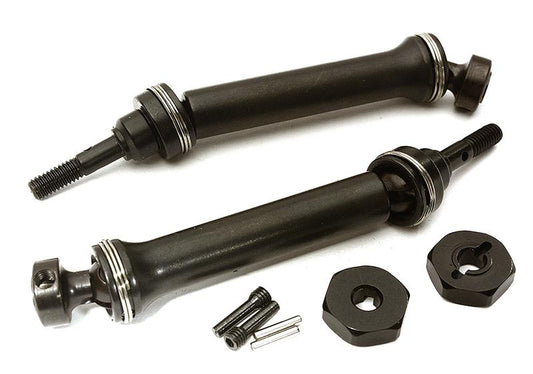 Steel Telescopic Universal Drive Shaft Set (2) for Traxxas 1/16 E-Revo