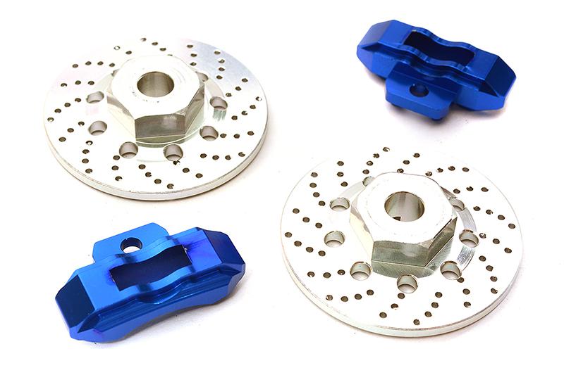 Realistic Alloy Rear Brake Disc (2) for Traxxas 1/10 4-Tec 2.0