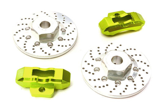 Realistic Alloy Rear Brake Disc (2) for Traxxas 1/10 4-Tec 2.0