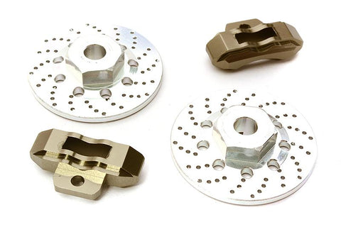 Realistic Alloy Rear Brake Disc (2) for Traxxas 1/10 4-Tec 2.0