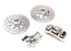 Realistic Alloy Front Brake Disc (2) for Traxxas 1/10 4-Tec 2.0