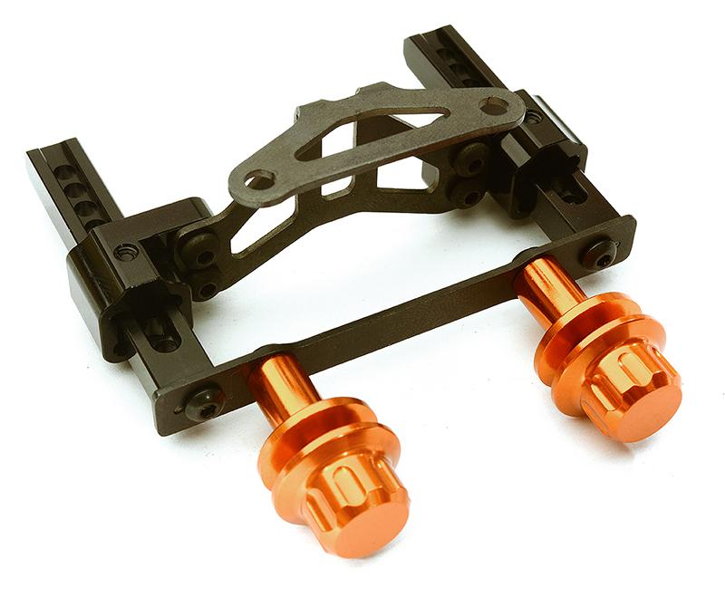 Adjustable Rear Body Mount & Post Set for Traxxas 1/10 4-Tec 2.0