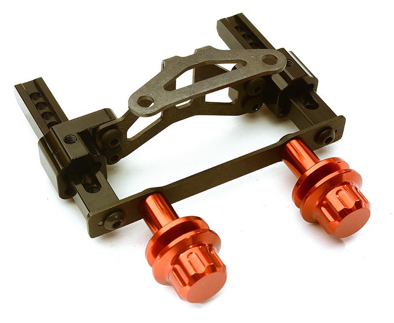 Adjustable Rear Body Mount & Post Set for Traxxas 1/10 4-Tec 2.0