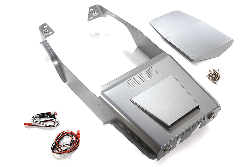 Silver Aluminum Alloy Body Panel Upgrade for Axial 1/10 Wraith 2.2 Rock Racer