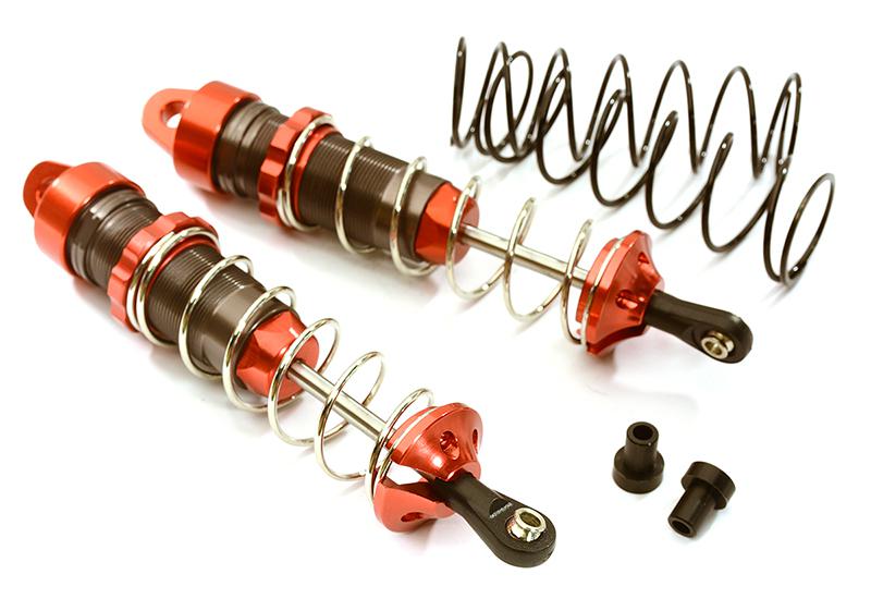 Machined 105mm Rear Big Bore Shocks for Traxxas 1/10 Stampede, Rustler & Slash
