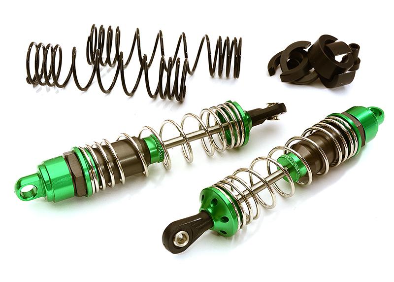 Machined 100mm Rear Alloy Shocks for Traxxas 1/10 Stampede, Rustler & Slash