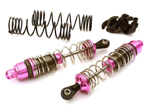 Machined 100mm Rear Alloy Shocks for Traxxas 1/10 Stampede, Rustler & Slash