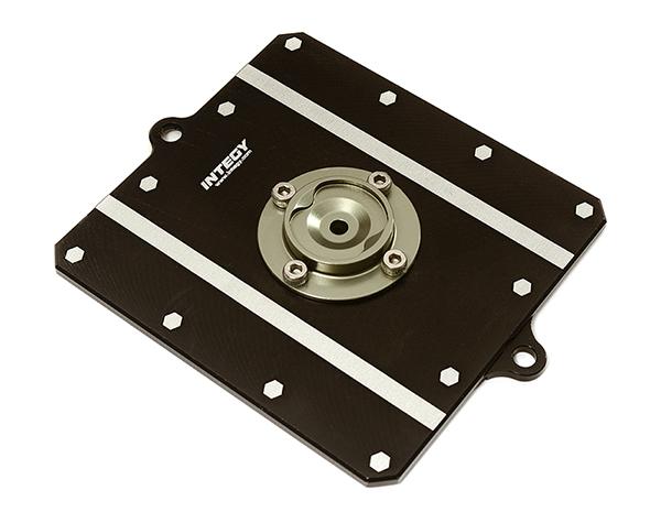 CNC Machined Alloy Fuel Cell Cover for Axial 1/10 Scale Yeti Rock Racer