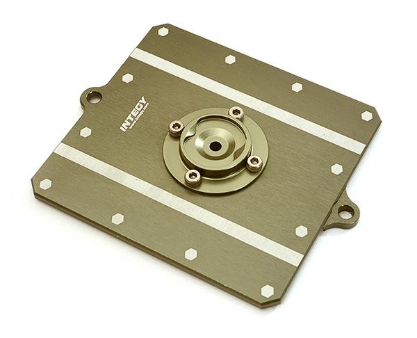 CNC Machined Alloy Fuel Cell Cover for Axial 1/10 Scale Yeti Rock Racer