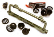 Realistic Roof Top 5 LED Light Bar Cage 148x41mm for 1/10 Scale Crawler