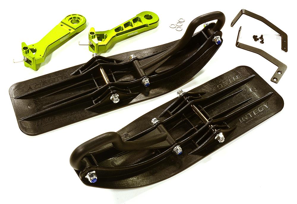 Front Sled Ski Attachment Set for Traxxas X-Maxx (for RWD Operation)