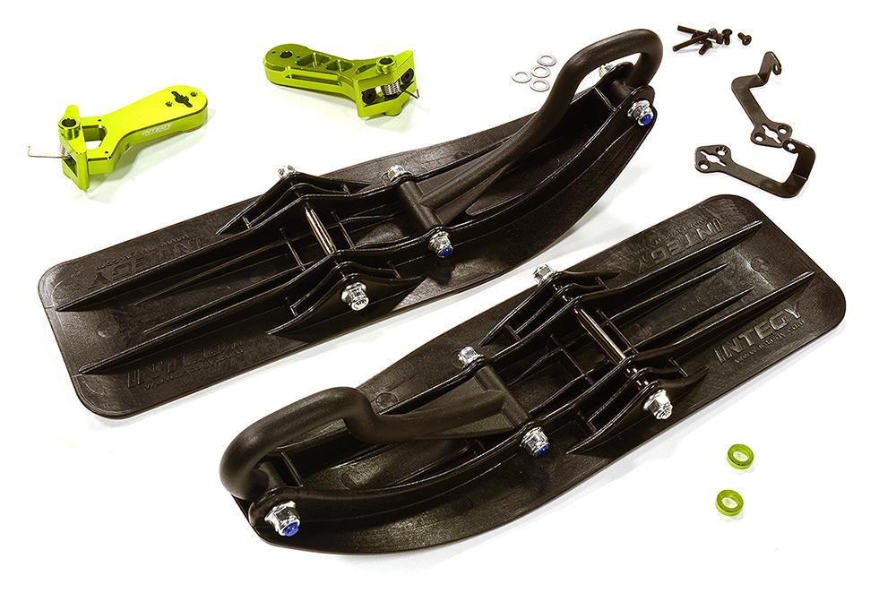 Front Sled Ski Attachment Set for Traxxas 1/7 Unlimited Desert Racer (for RWD)