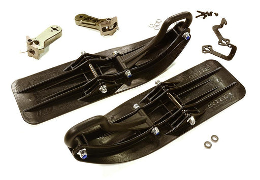 Front Sled Ski Attachment Set for Traxxas 1/7 Unlimited Desert Racer (for RWD)