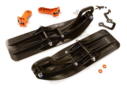 Front Sled Ski Attachment Set for Traxxas 1/7 Unlimited Desert Racer (for RWD)