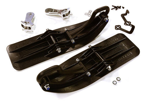Front Sled Ski Attachment Set for Traxxas 1/7 Unlimited Desert Racer (for RWD)