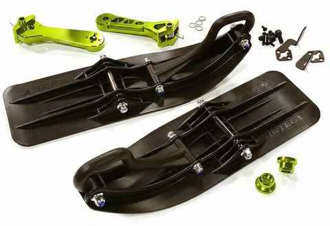 Front Sled Ski Attachment Set for Axial 1/8 Yeti XL (for RWD Operation)