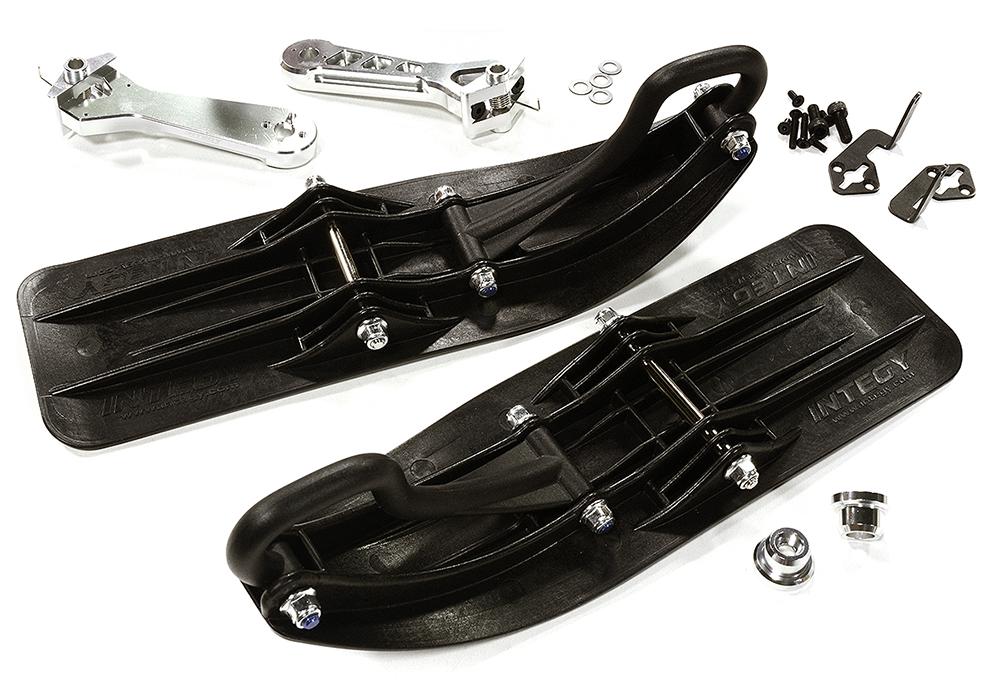 Front Sled Ski Attachment Set for Axial 1/8 Yeti XL (for RWD Operation)