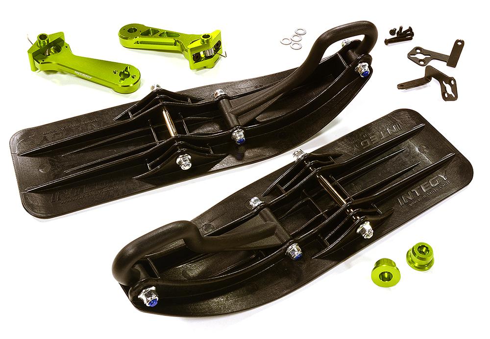 Front Sled Ski Attachment Set for Traxxas 1/10 E-Revo 2.0 (for RWD Operation)