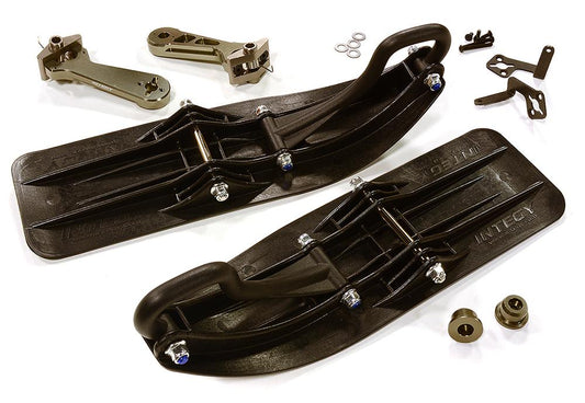 Front Sled Ski Attachment Set for Traxxas 1/10 E-Revo 2.0 (for RWD Operation)