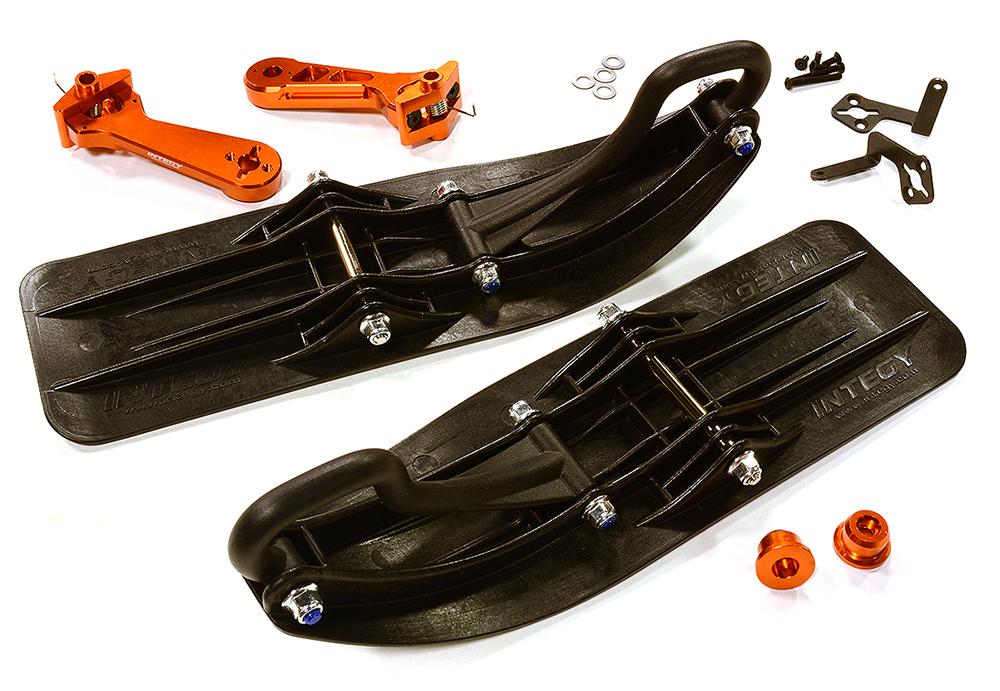 Front Sled Ski Attachment Set for Traxxas 1/10 E-Revo 2.0 (for RWD Operation)