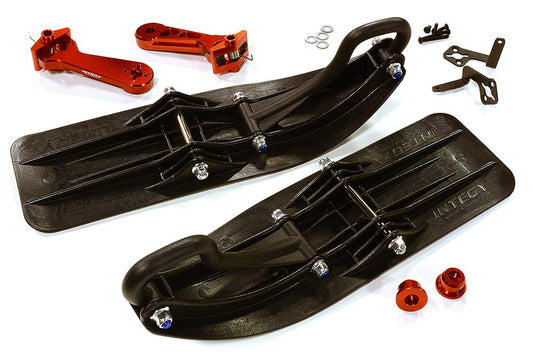 Front Sled Ski Attachment Set for Traxxas 1/10 E-Revo 2.0 (for RWD Operation)