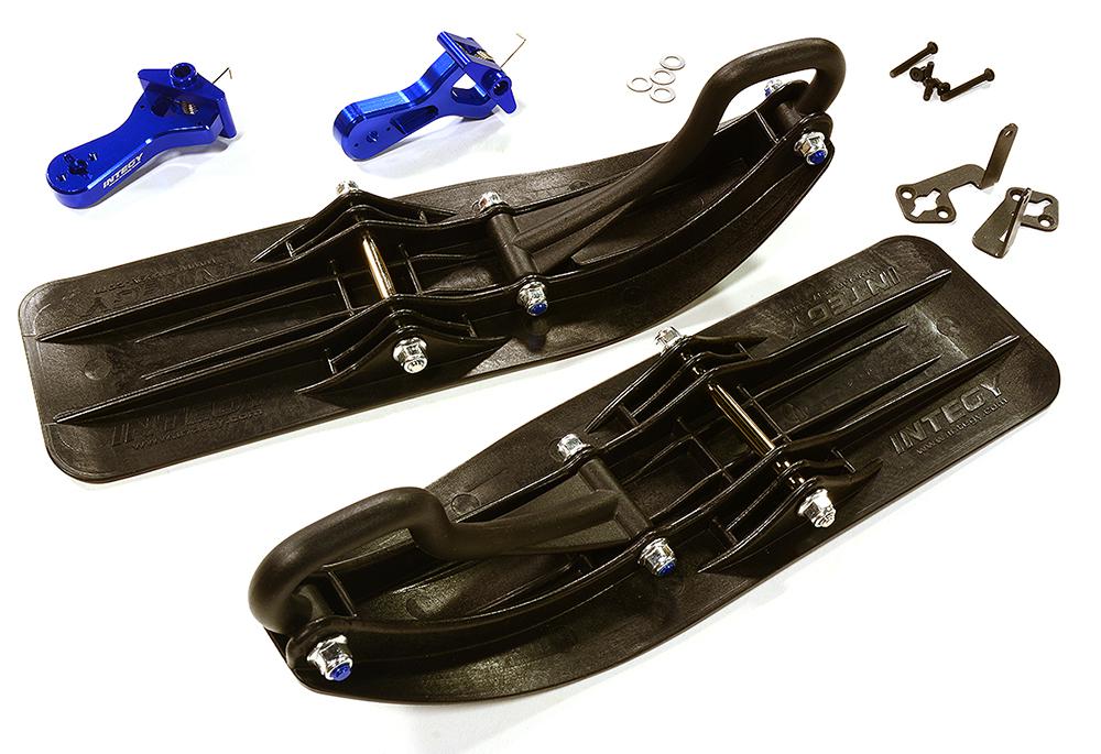 Front Sled Ski Attachment Set for Traxxas TRX-4 (for RWD Operation)