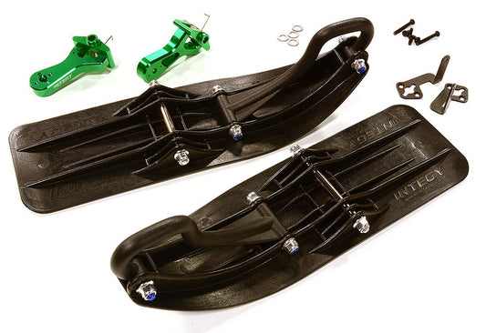 Front Sled Ski Attachment Set for Traxxas TRX-4 (for RWD Operation)