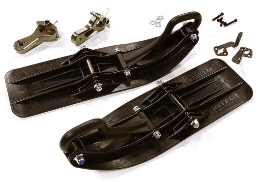 Front Sled Ski Attachment Set for Traxxas TRX-4 (for RWD Operation)