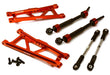 Billet Extended Rear Suspension Kit+Drive Shafts for Traxxas 1/10 Stampede 2WD