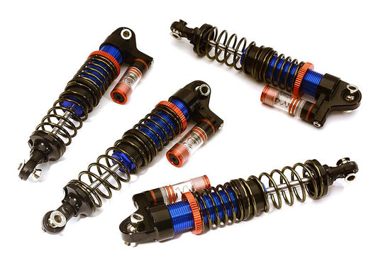 Adjustable Rebound Piggyback Shock (4) for Traxxas TRX-4 Scale & Trail Crawler