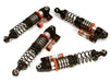 Adjustable Rebound Piggyback Shock (4) for Traxxas TRX-4 Scale & Trail Crawler